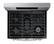 Alt View 18. Samsung - 5.8 cu. ft. Freestanding Gas Range with True Convection - Stainless steel.