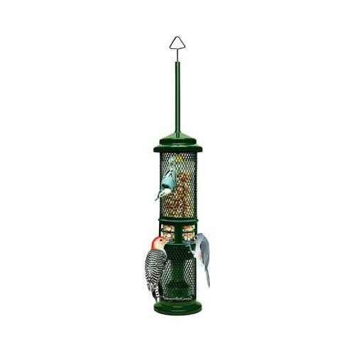 Angle. Brome - Brome Squirrel Buster Nut Feeder Squirrel-Proof Bird Feeder (Two Meshes) - Grenn.