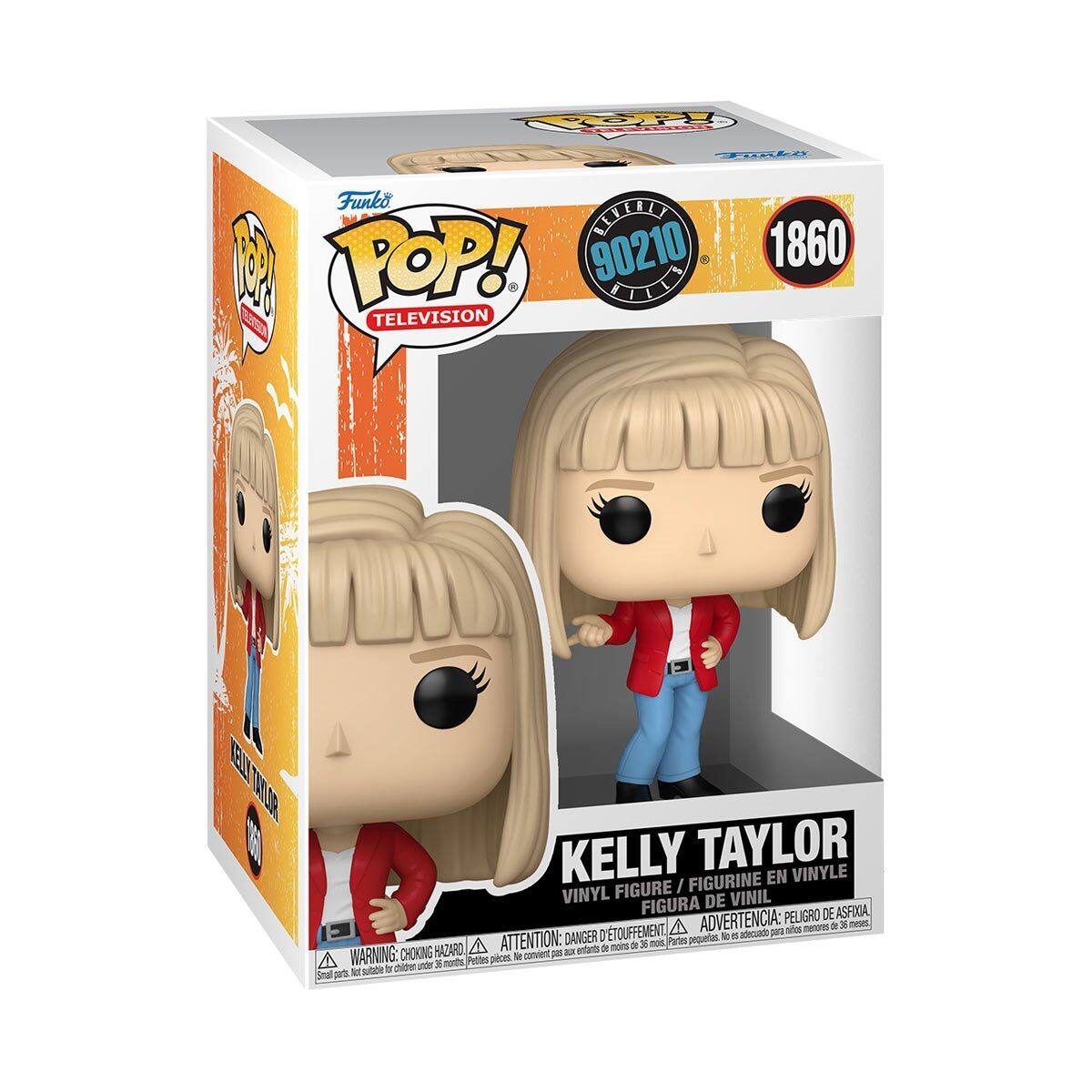 Funko POP! TELEVISION  
90210  
1860  

KELLY TAYLOR  
VINYL FIGURE / FIGURINE EN VINYLE / FIGURA DE VINIL  

ADVERTENCIA: PELIGRO DE ASFIXIA  
ATTENTION: DANGER D'ETOUFFEMENT  
WARNING: CHOKING HAZARD - Small parts. Not for children under 3 years.