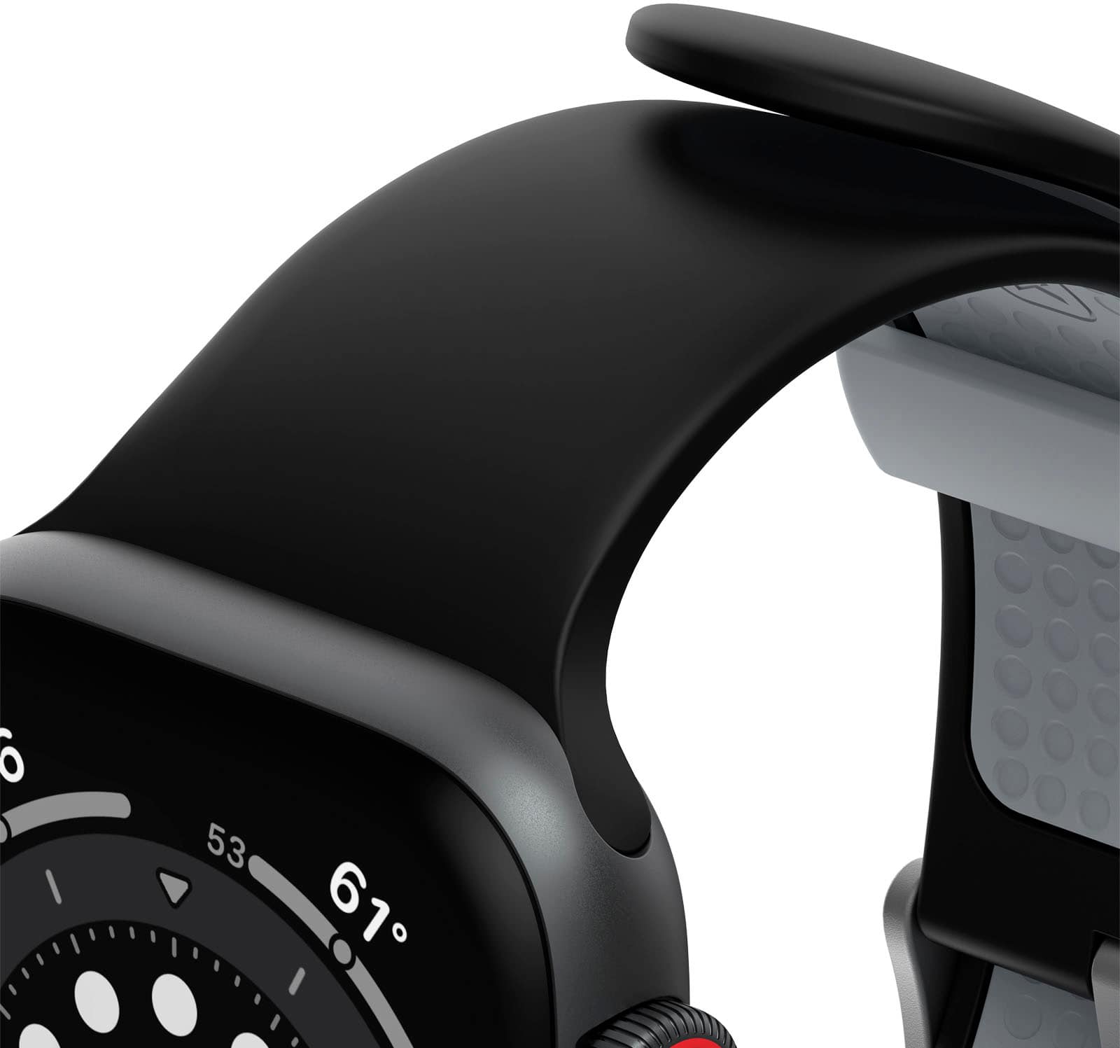 Alt View 11. OtterBox - Apple Watch Band 44/45/46mm Blk - Autobahn.