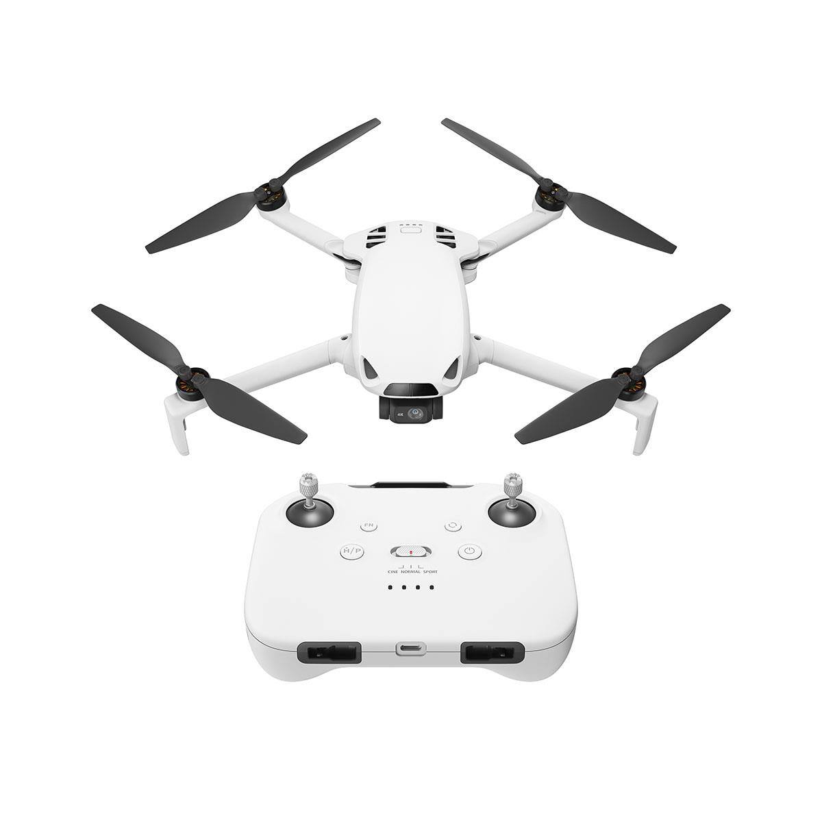 Alt View 3. SKYROVER - Skyrover S1 4K Drone with Remote Controller, White, Bundle with 64GB UHS-I U3 microSDXC Memory Card, 15.7" Landing Pad.