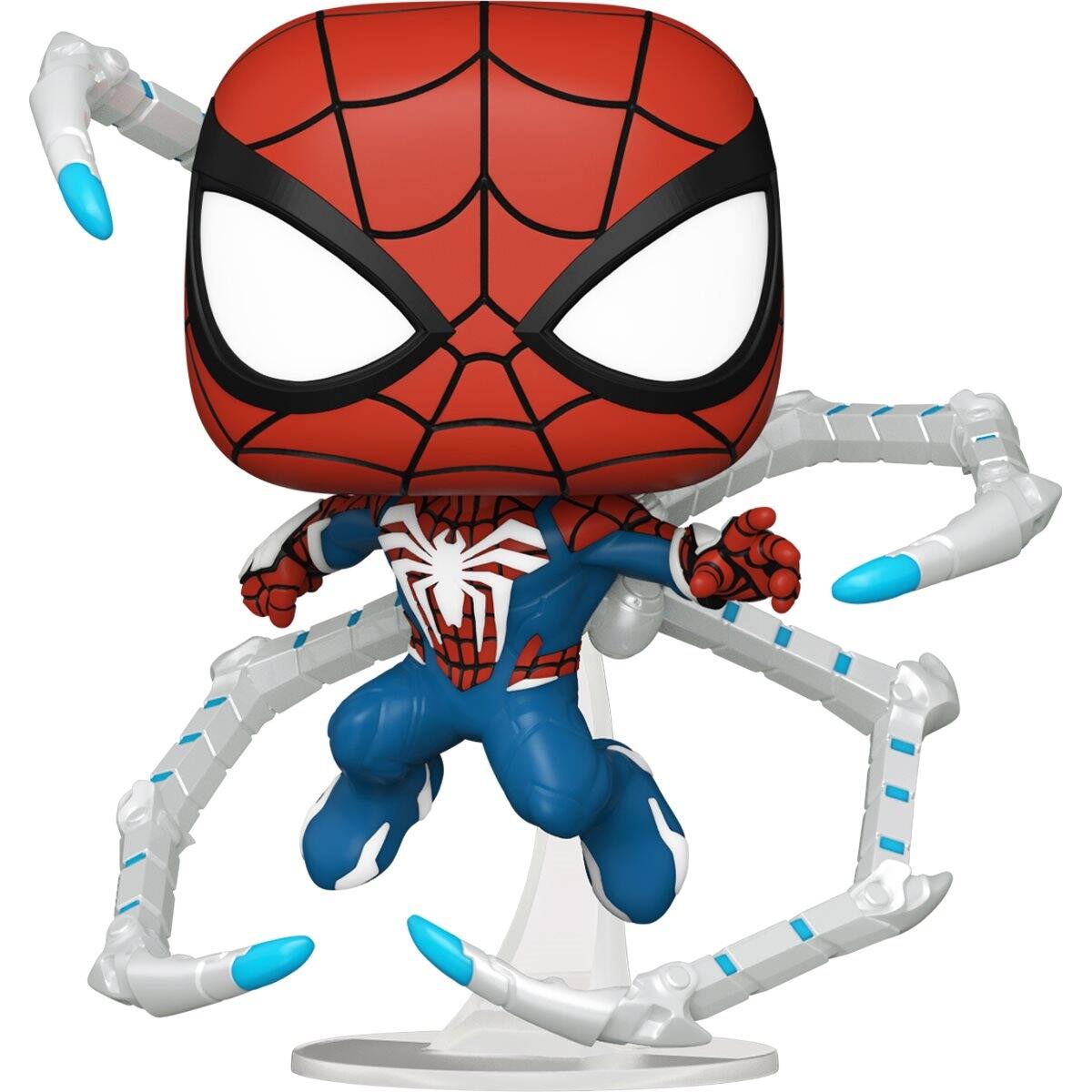 Angle. Funko - Funko Pop! Games: Spider-Man 2 - Peter Parker Advanced Suit   - COLLECTIBLES - Multicolor.