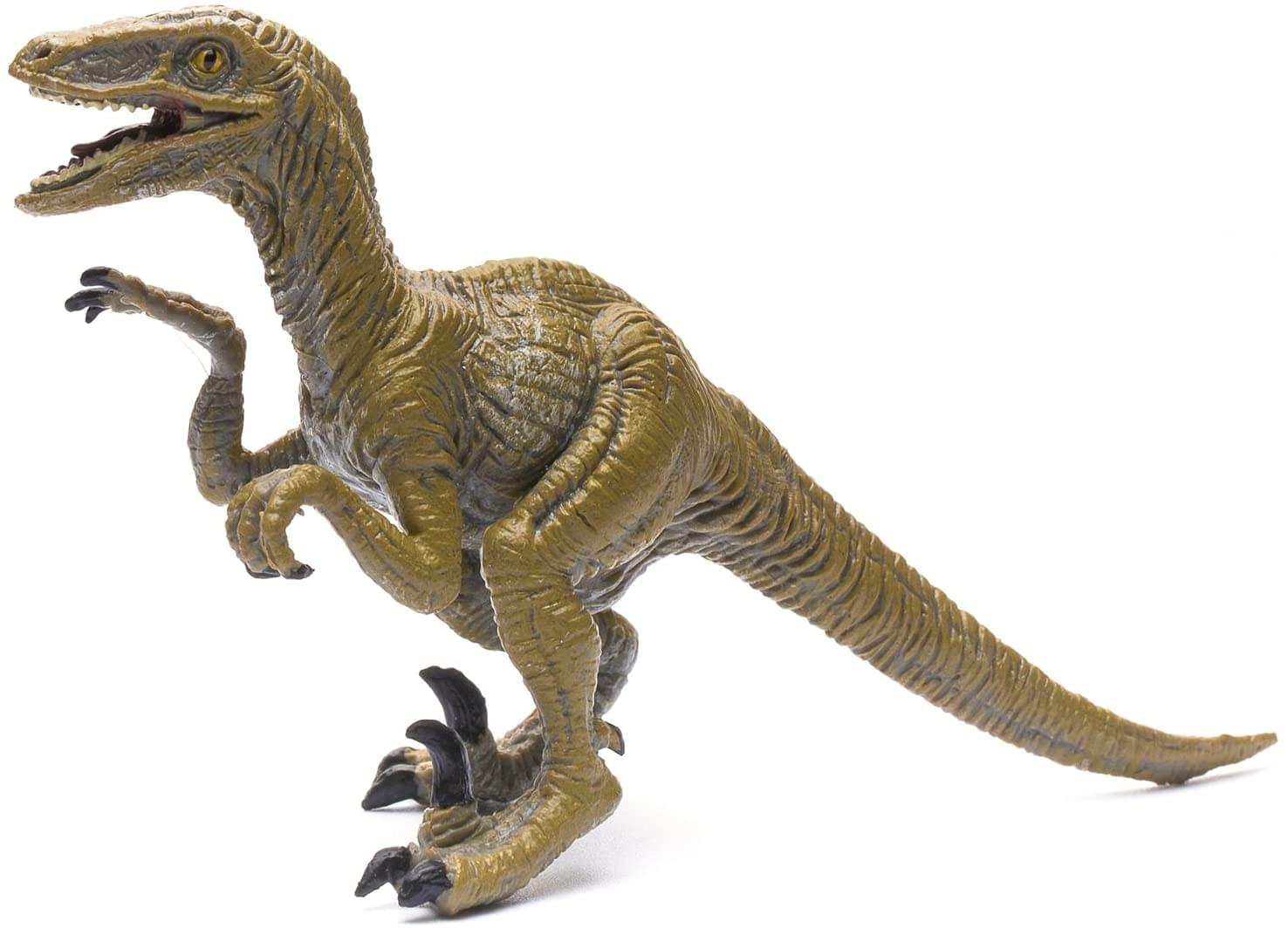 Alt View 1. Breyer Animal Creations - CollectA Prehistoric Life Collection Miniature Figure | Velociraptor - Brown.