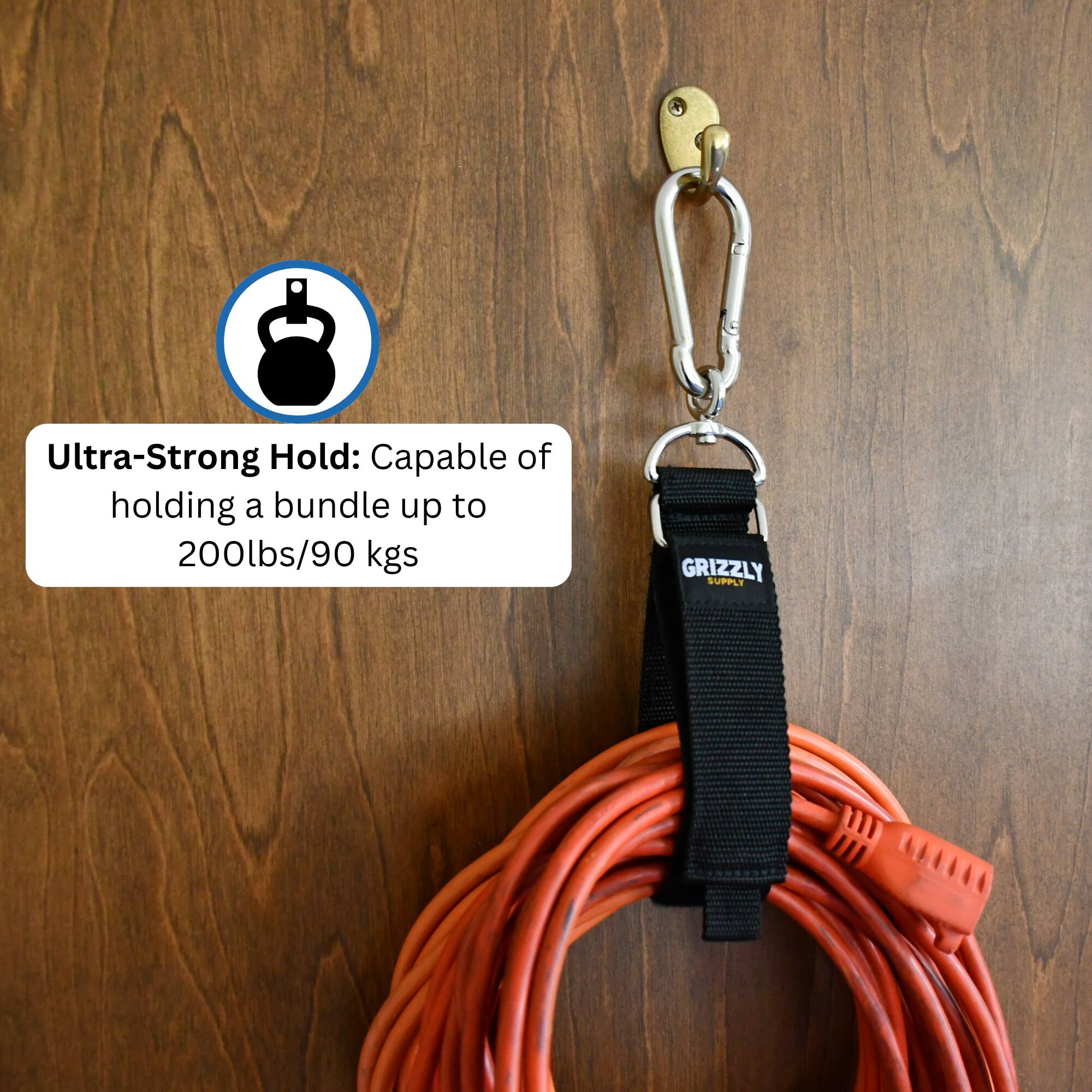 Ultra-Strong Hold: Capable of holding a bundle up to 200lbs/90 kgs

GRIZZLY SUPPLY