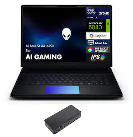 Alienware - 16 Area-51 AA16250 Laptop 16.0 WQXGA (Intel Ultra 9- 275HX, 64GB DDR5, 4TB PCIe SSD, Win 11 Pro) - Liquid Teal