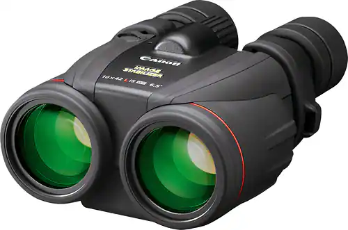 Angle. Canon - 10x42L IS WP Waterproof Image Stabilizer Binoculars USA - Gray.