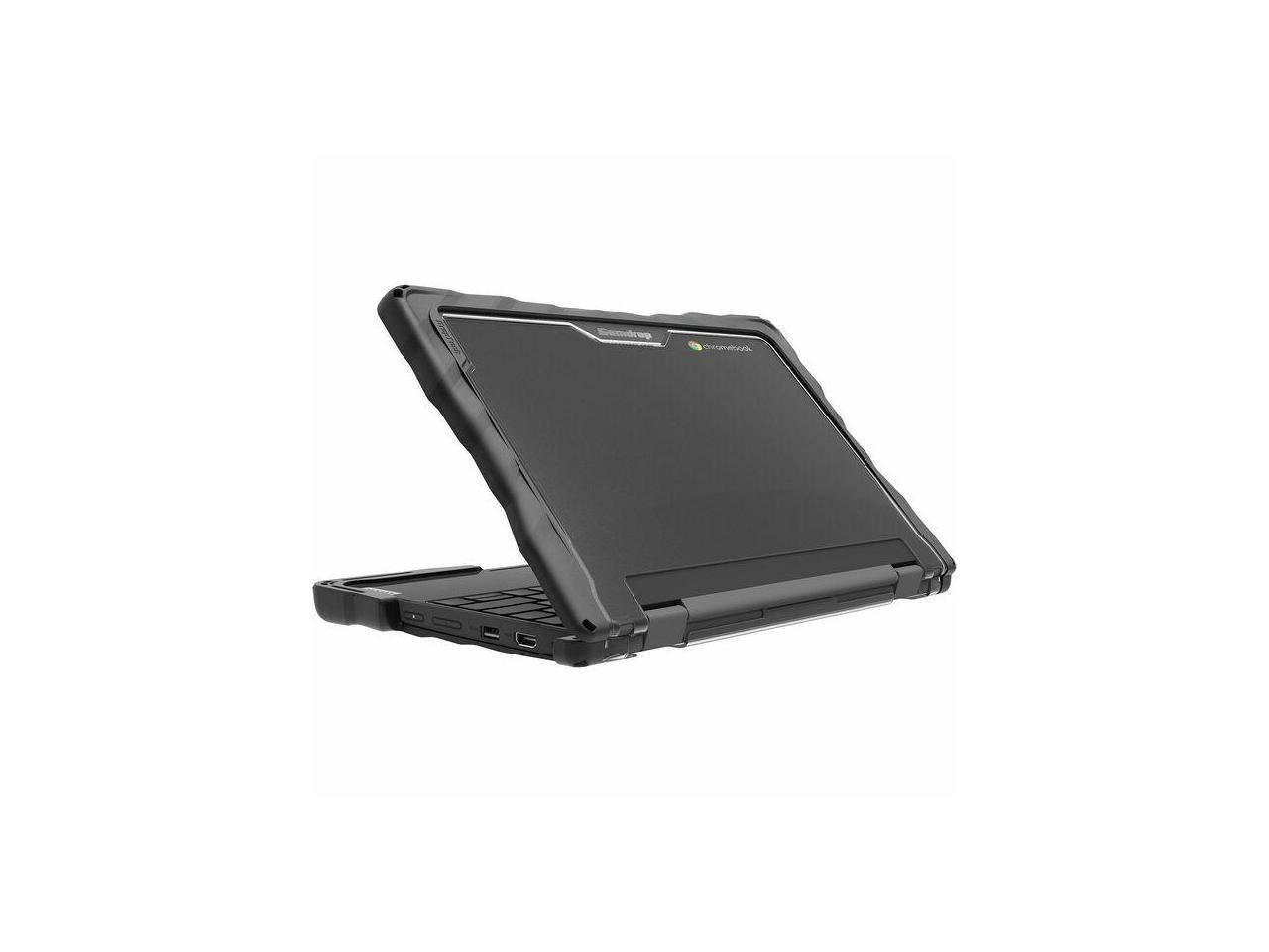 Alt View 8. Gumdrop Cases - Gumdrop DropTech Case for Lenovo 300e/300w Yoga Gen 4 - Rugged, Shockproof, Kids & Students - Black - Black.