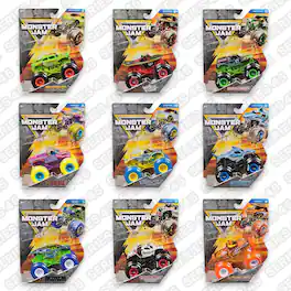 Monster Jam - Series 45 1:64 Scale Diecast Complete 9-Truck Set - Multi