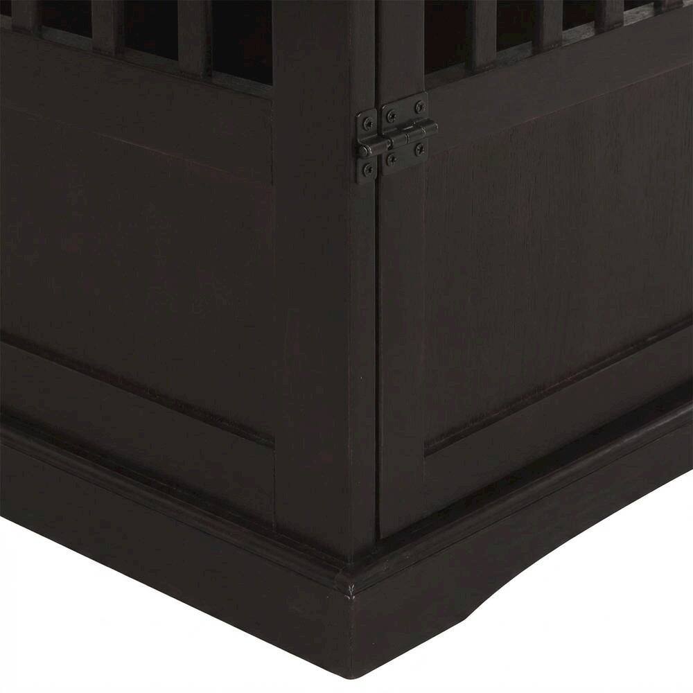 Alt View 1. FurniFact - Espresso Finish End Table with Modern Design and Sturdy Construction - Espresso.