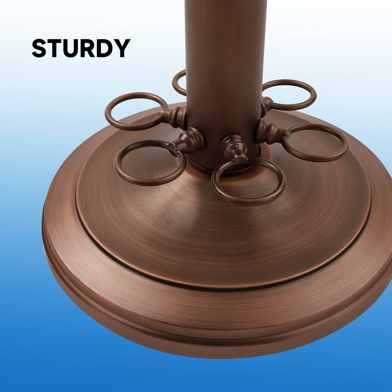 Left. GSE Games & Sports Expert - Metal 6 Floor Stand Pool Cue Rack, Billiard Pool Cue Rack Only - Oil Rubbed Bronze - Oil Rubbed Bronze.