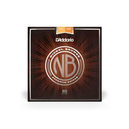 12 SG D'Addario NICKEL BRONZE NB ACOUSTIC GUITAR USA MADE
