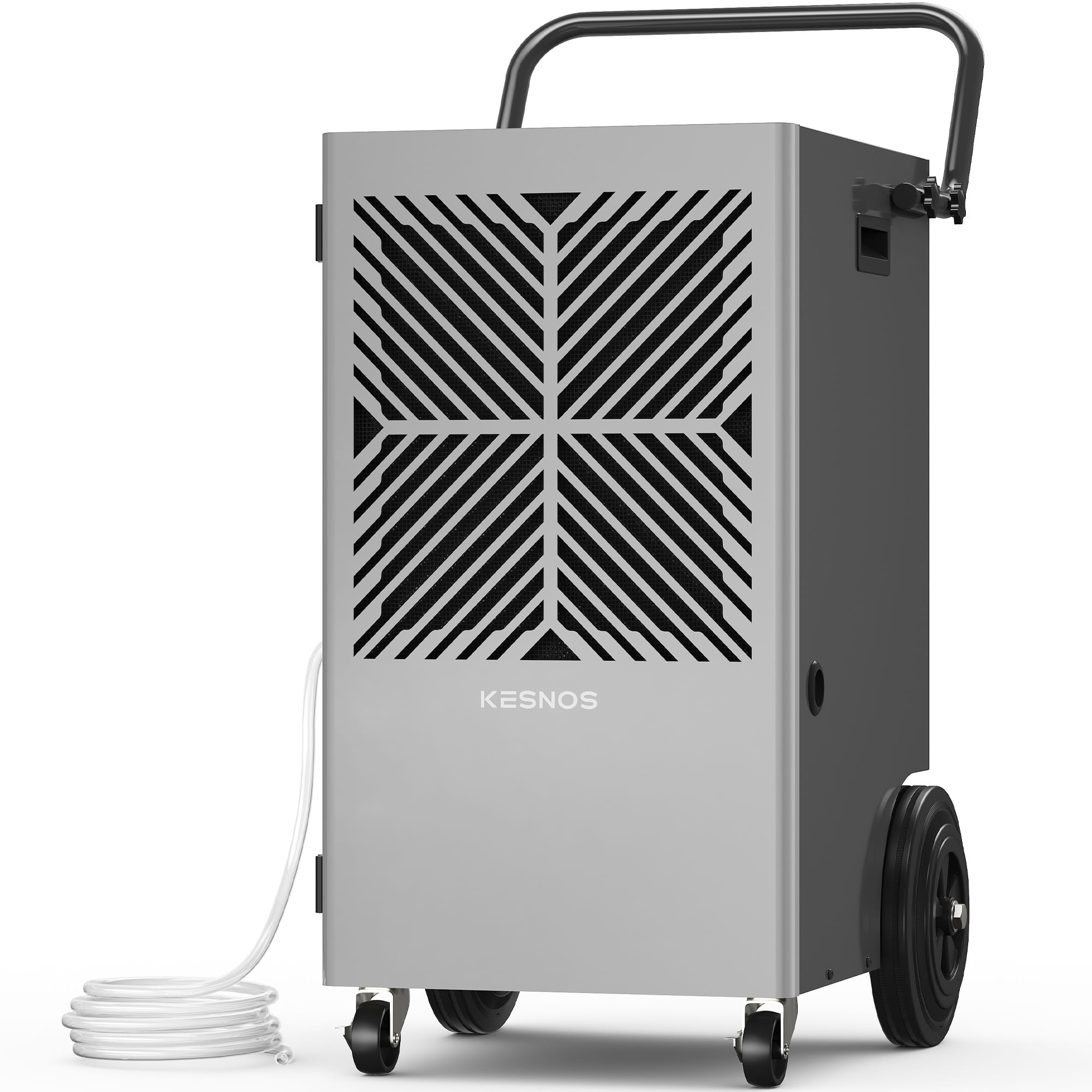 Kesnos - 155 Pints Commercial Dehumidifier for Home & Basements up to 7500 sq ft - Iron