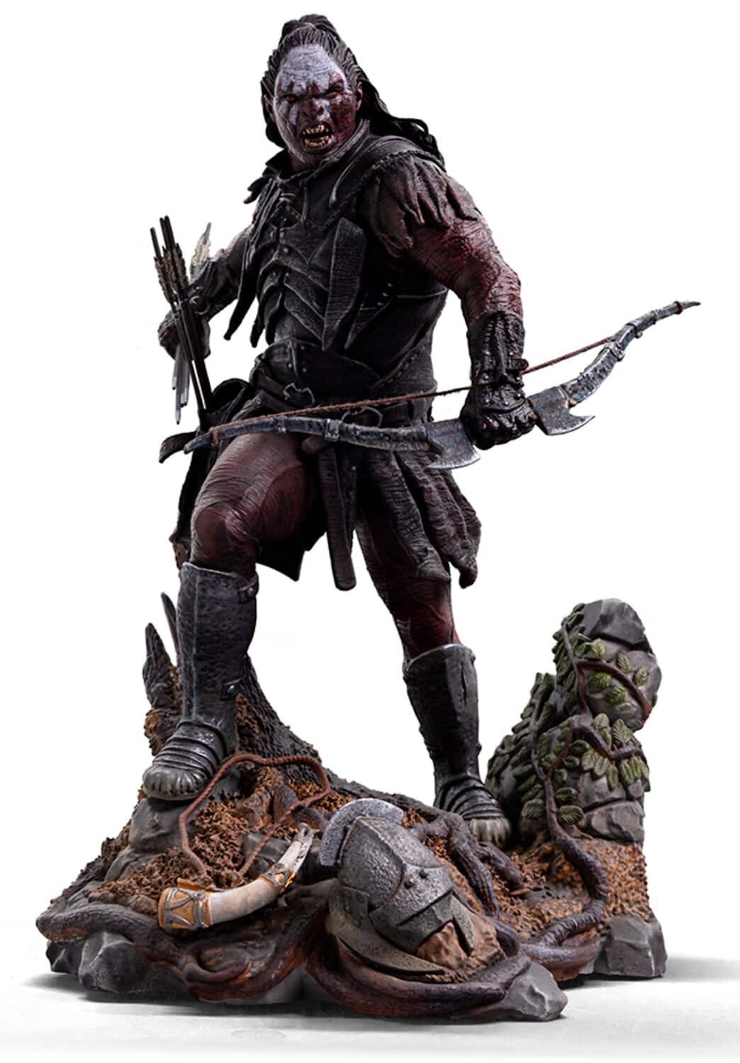 Iron Studios - The Lord of the Rings - Art Scale 1/10 - Lurtz Uruk-Hai Leader Statue - COLLECTIBLES - Multicolor