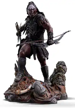 Iron Studios - The Lord of the Rings - Art Scale 1/10 - Lurtz Uruk-Hai Leader Statue - COLLECTIBLES - Multicolor