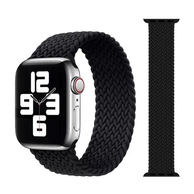 Braided Solo Loop Band Size 9 for 41 mm Apple Watch - Black