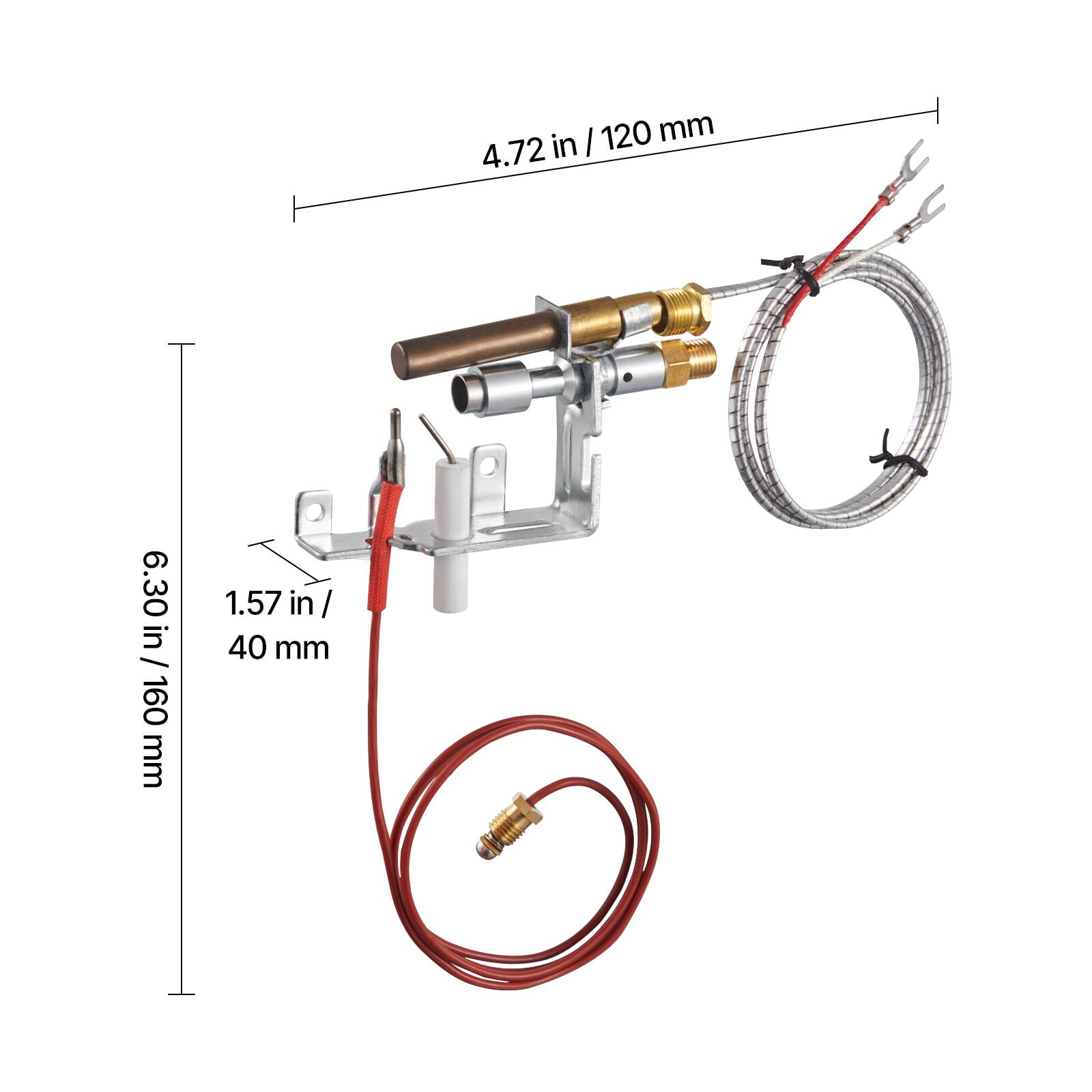 72 in / 120 mm  
4.72 in  
6.30 in / 160 mm  
1.57 in / 40 mm