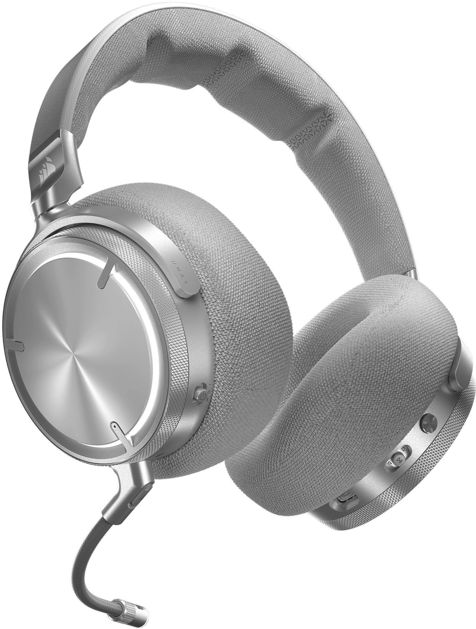 Alt View 19. CORSAIR - VIRTUOSO MAX Wireless Gaming Headset for PC, Mac, PS5, PS4, and Mobile - Silver.