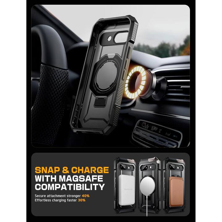 SNAP & CHARGE WITH MAGSAFE COMPATIBILITY

Secure attachment stronger 40%
Effortless charging faster 30%