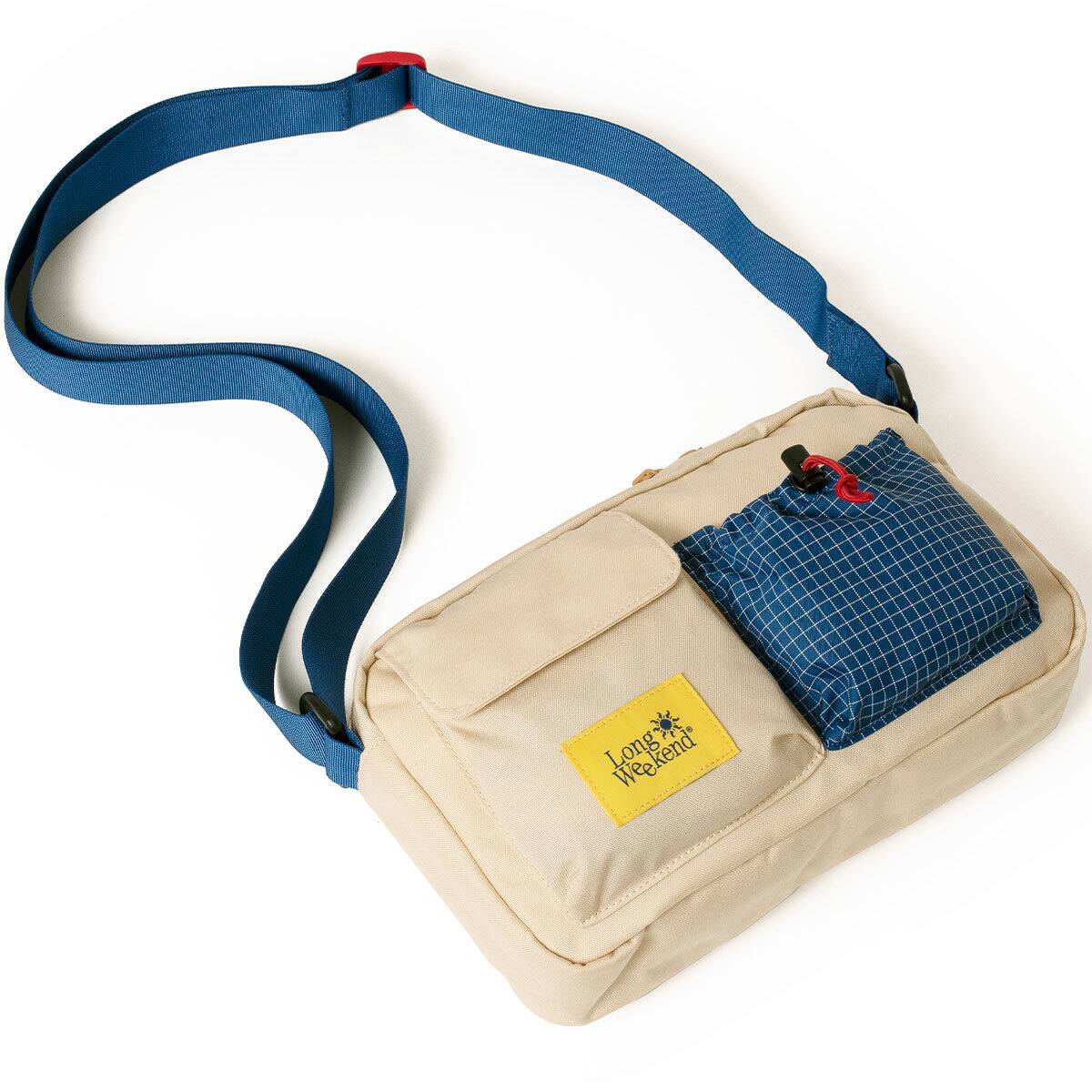 Alt View 1. The Long Weekend - The Long Weekend Santa Fe 3L Shoulder Bag - Creme-Multi.
