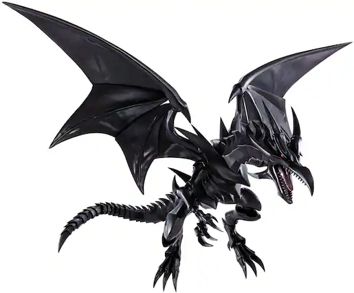 Front. Bandai - Tamashii Nations - Yu-Gi-Oh! Duel Monsters - S.H.Monsterarts - Red Eyes - Black Dragon - COLLECTABLES - Multicolor.