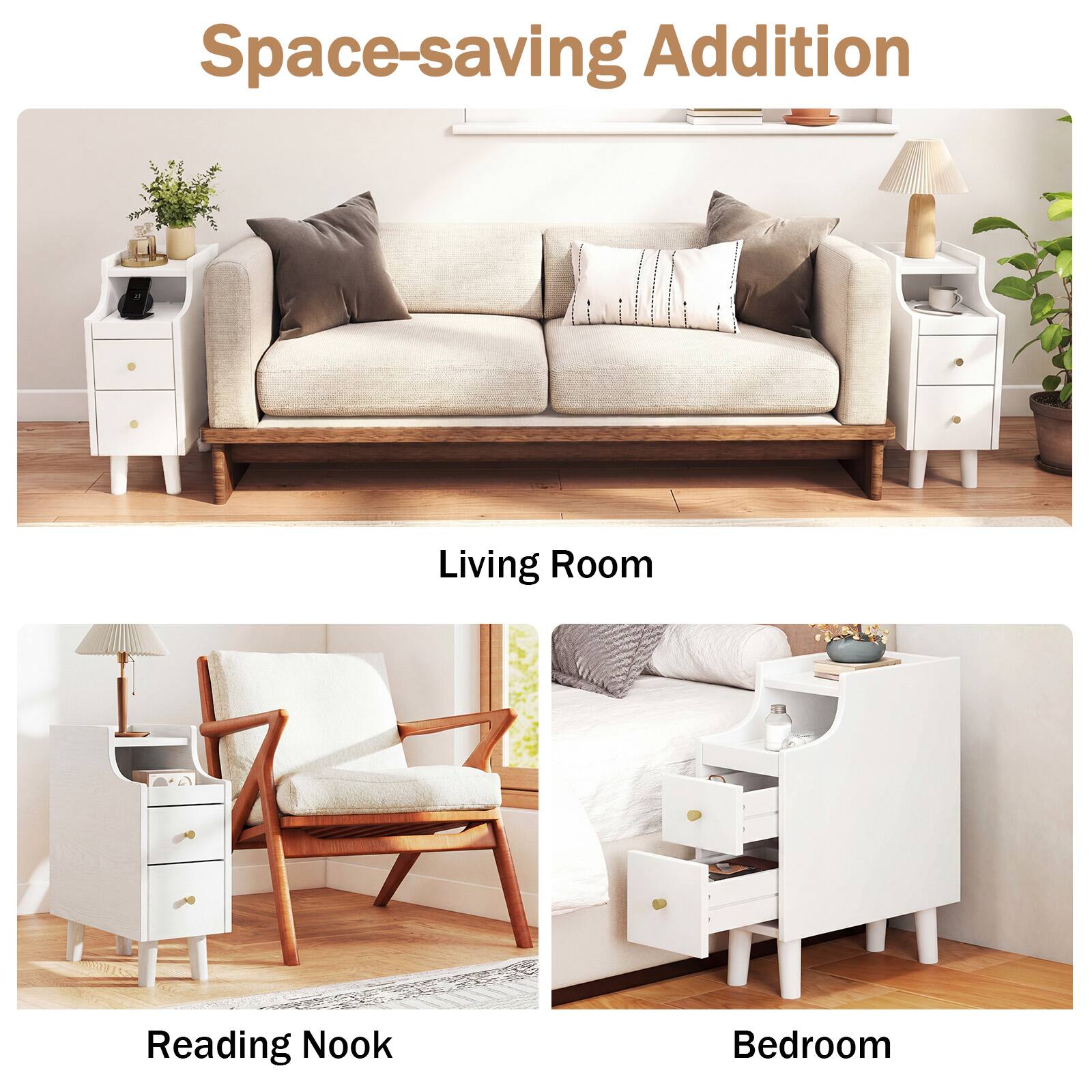 Space-saving Addition

Living Room

Reading Nook

Bedroom