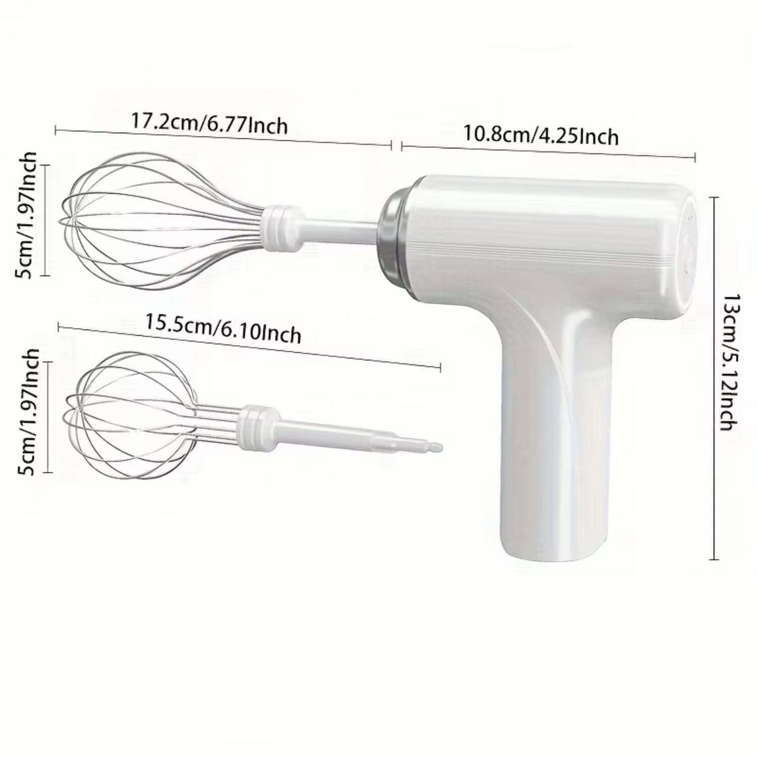 5cm/1.97Inch  
17.2cm/6.77Inch  
15.5cm/6.10Inch  
10.8cm/4.25Inch  
13cm/5.12Inch
