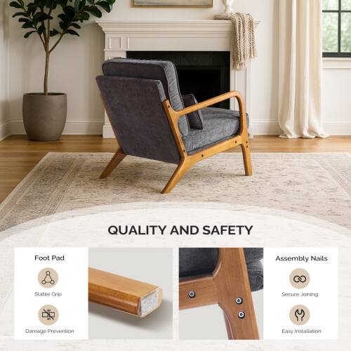 QUALITY AND SAFETY

Foot Pad
- Stable Grip
- Damage Prevention

Assembly Nails
- Secure Joining
- Easy Installation