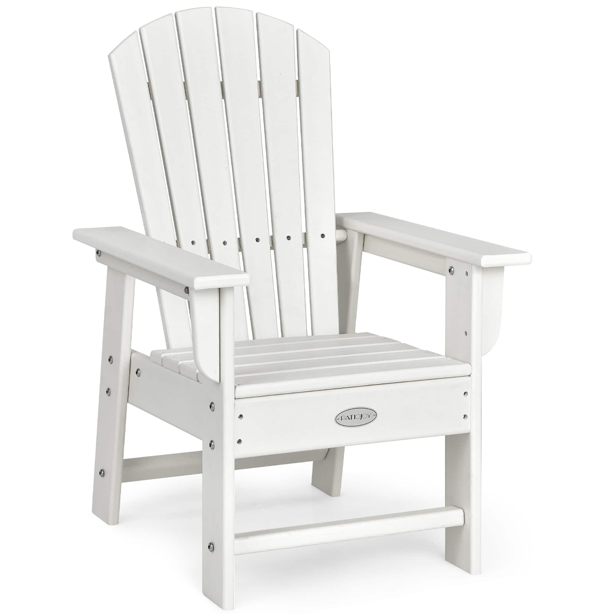 Costway - Patio Kids' Adirondack Chair Seat Weather Resistant for Ages 3-8 - White price history on PriceWatchPro