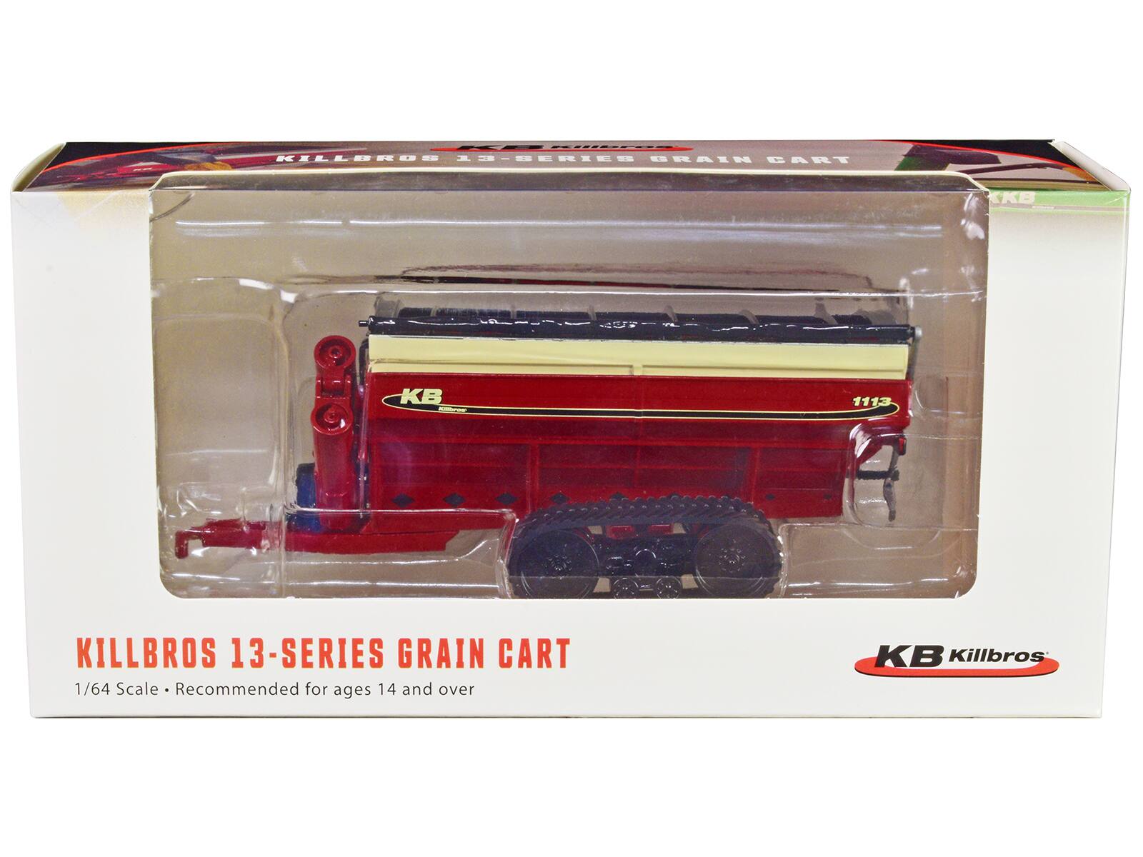 KILLBROS 13-SERIES GRAIN CART  
KB  
1113  
KILLBROS 13-SERIES GRAIN CART 1/64 Scale Recommended for ages 14 and over  
KB Killbros