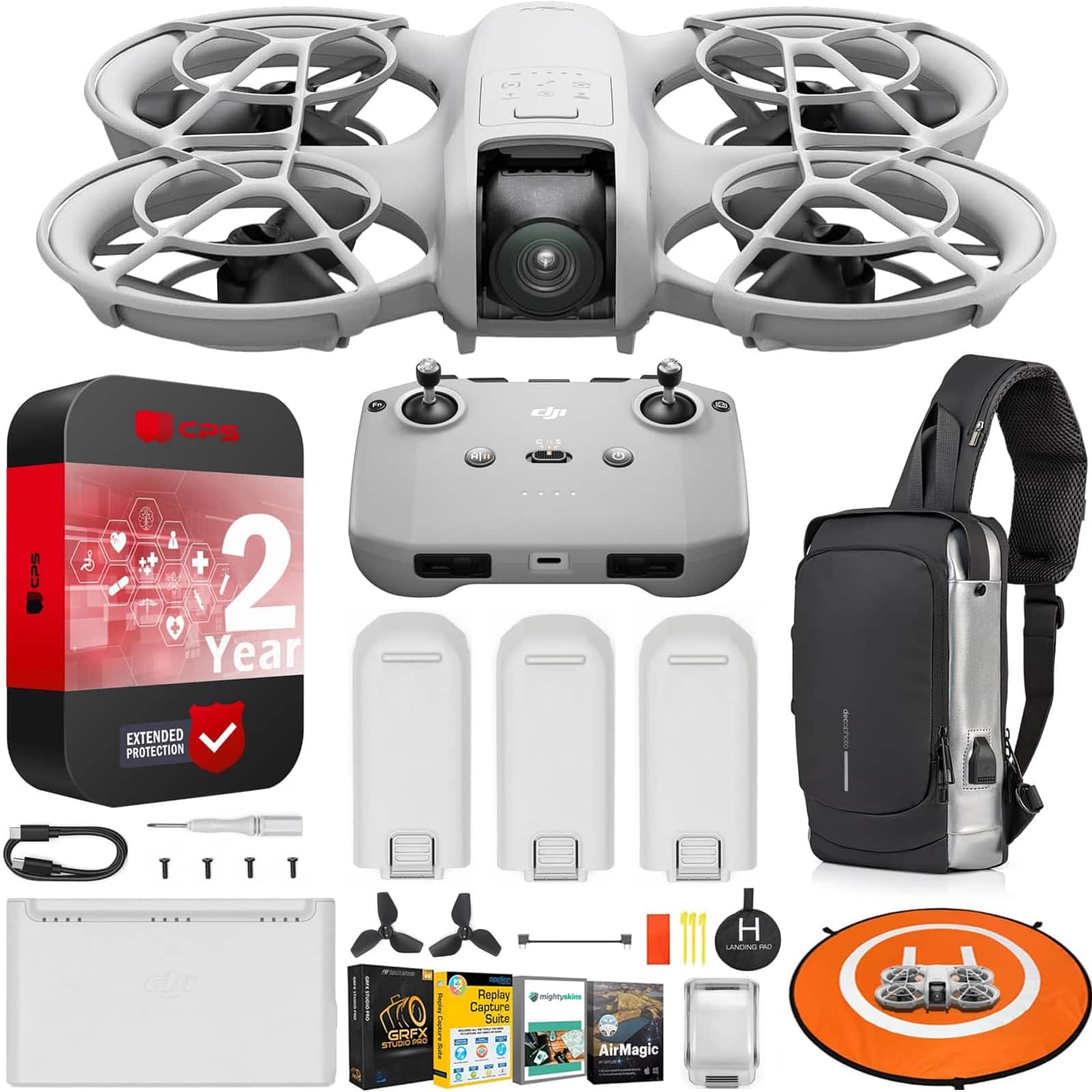 DJI Neo Drone Fly More Combo w/ 3 Batteries & RC N3 Remote +