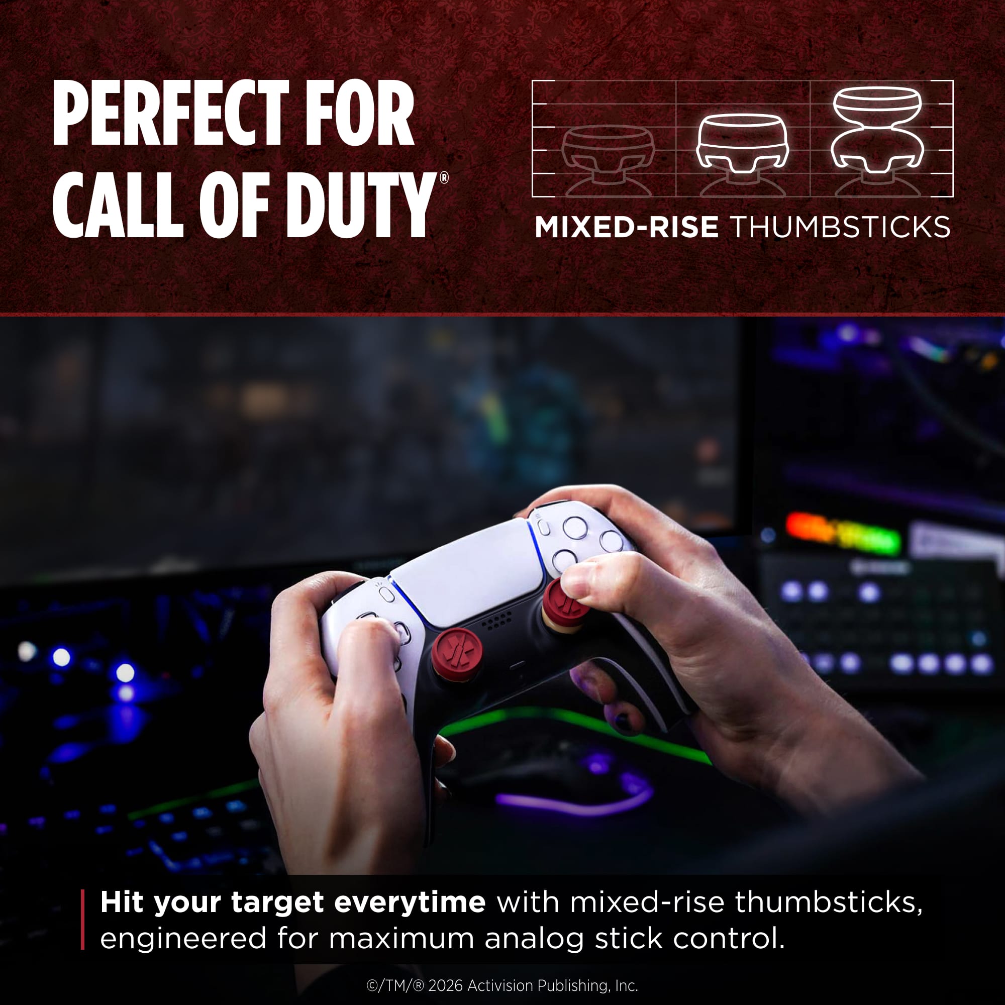 KontrolFreek Call of Duty Jugger Nog Performance Thumbsticks for