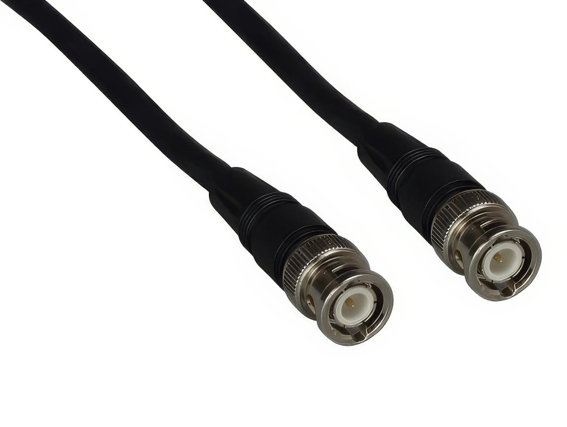 Cable Leader - 3ft BNC M/M RG-59U Premium Composite Video Cable - Black