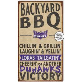 Jardine - Loras College Duhawks 11'' x 20'' Indoor/Outdoor BBQ Sign - Brown