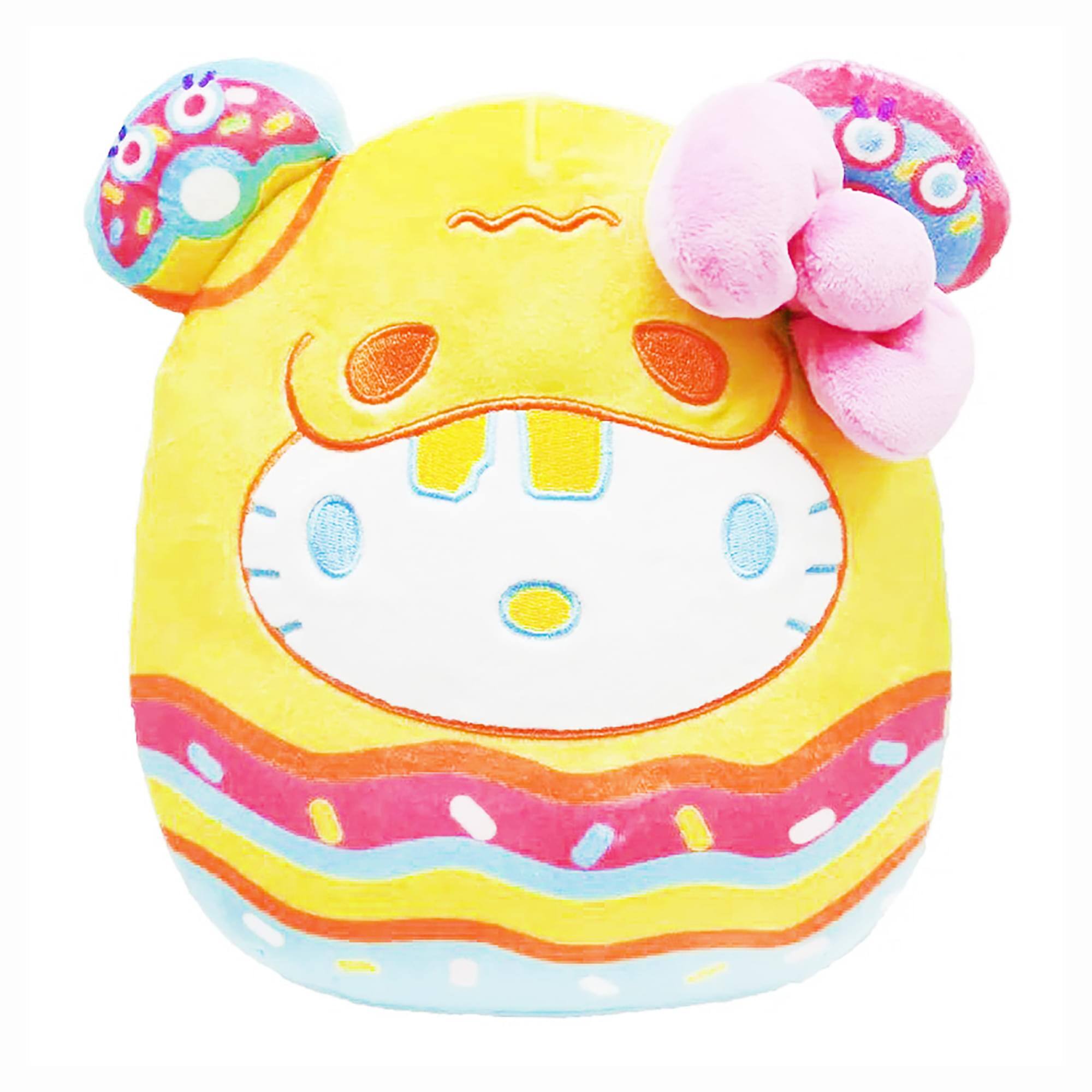 Front. UCC Distributing - Hello Kitty Kaiju 8 Inch Squishmallow Plush | Hello Kitty - Yellow.