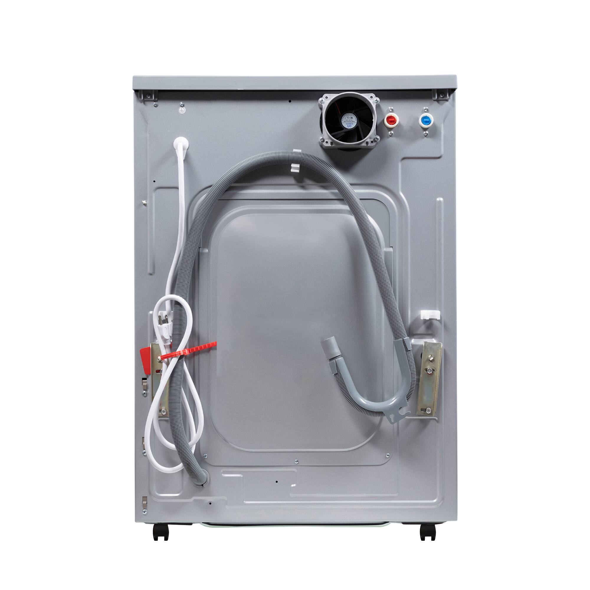 Back. Equator - Equator 1.62 cu ft. Portable All-in-One Combo Washer Dryer Electric Convertible VENTLESS/VENTED PET 110V - Silver.