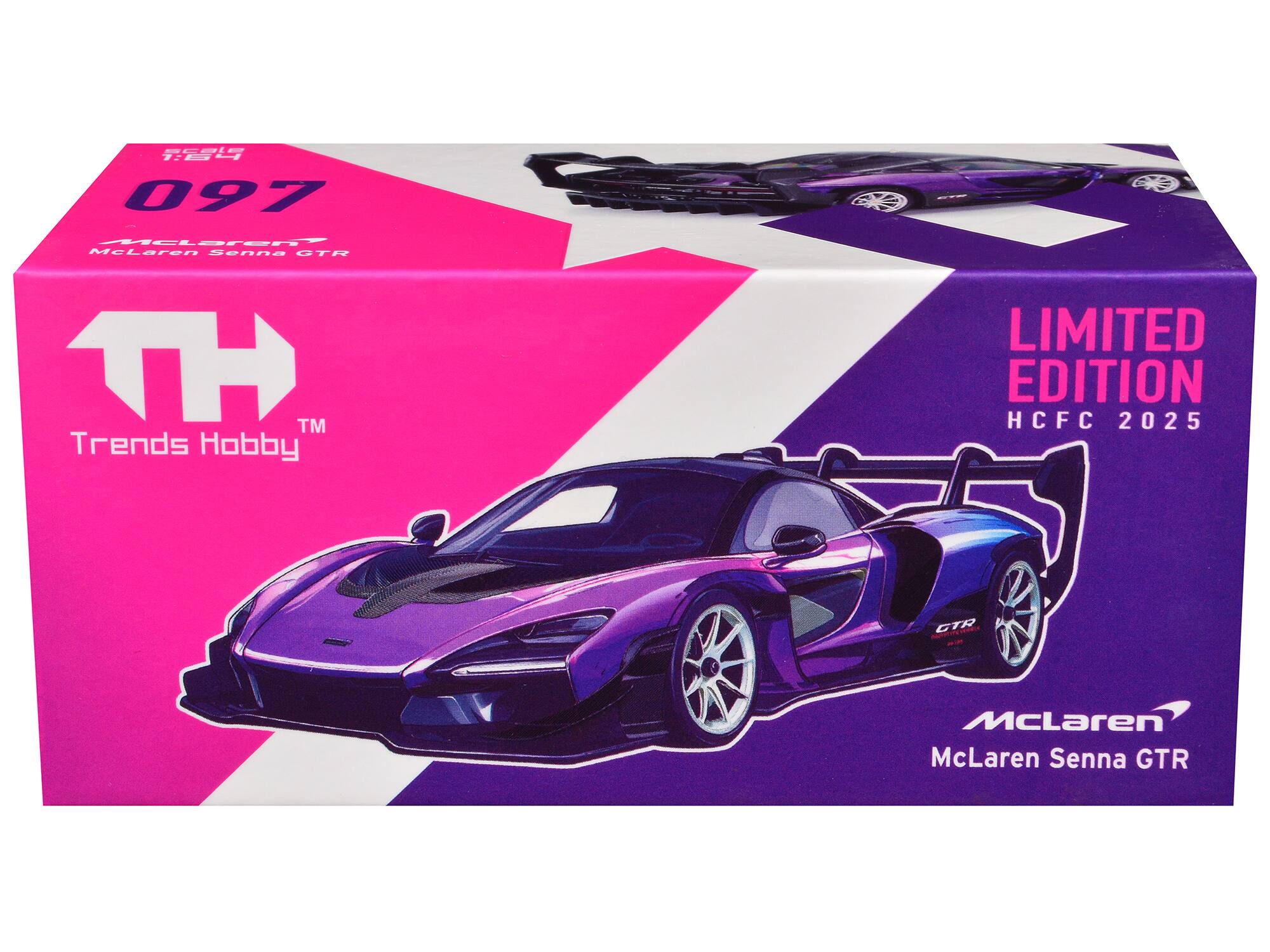 scale 1:64 097  
McLaren Senna GTR  
Trends Hobby  
LIMITED EDITION HCFC 2025