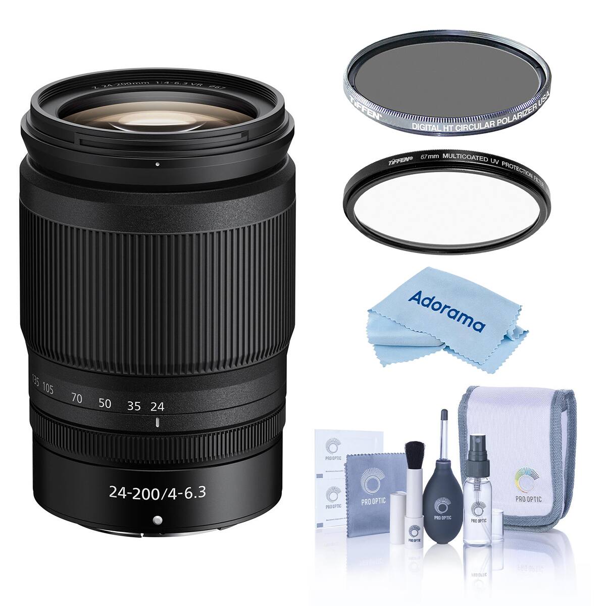 24-200mm 1:4-6.3 VR T 287

FEN POLARIZER POL DIGITAL TH CIRCULAR 67mm MULTICOATED TiFFEN VU PROTECTION

135 105 70
50
35
24

Adorama

PROOPTIC

24-200/4-6.3

PROOPTIC

PRO OPTIC

PRO OPTIC

PRO FTC

PRO PTC

100%

20191091

PROOPTIC