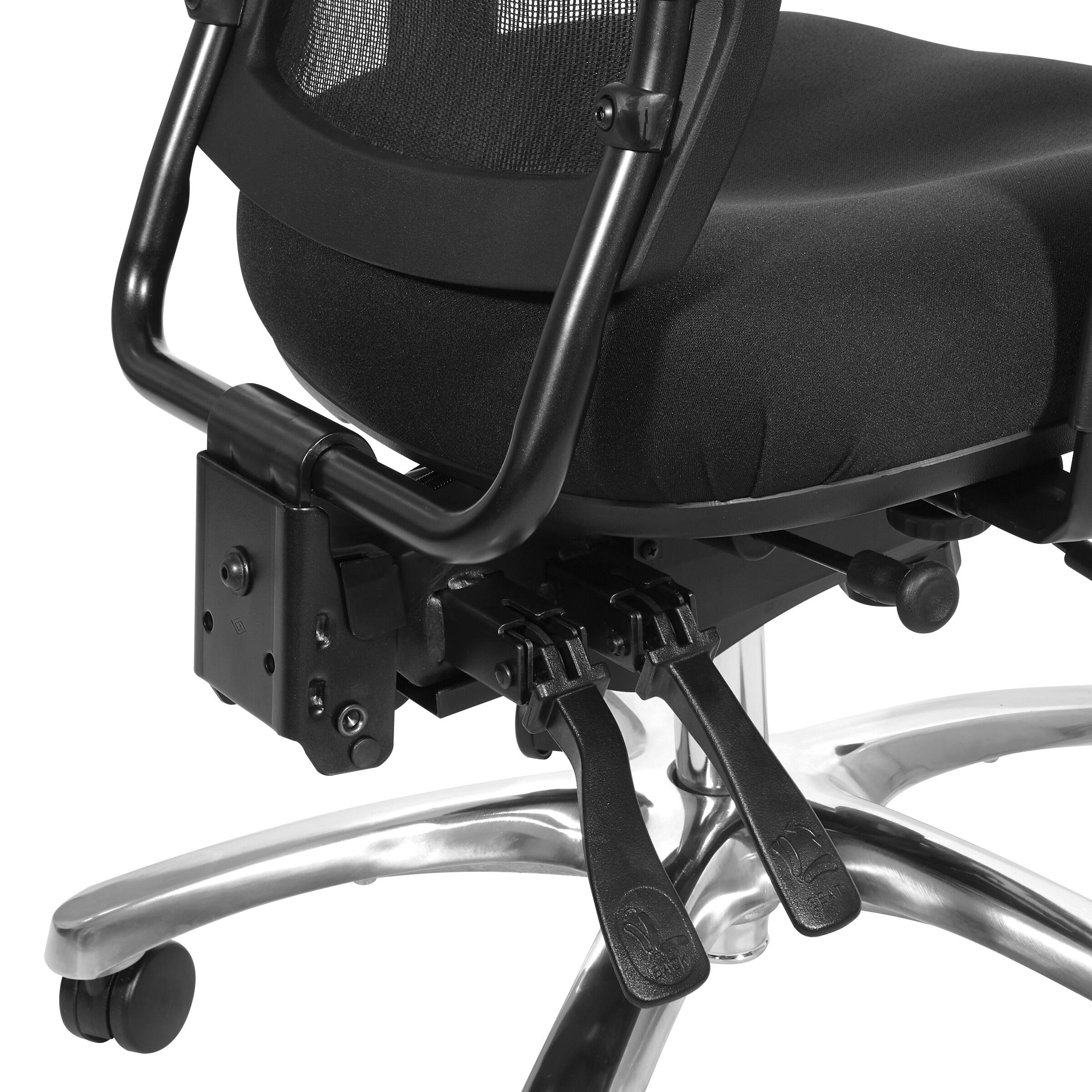 Alt View 2. Office Star Products - Soft Frame Task Chair Mesh Back - Coal.