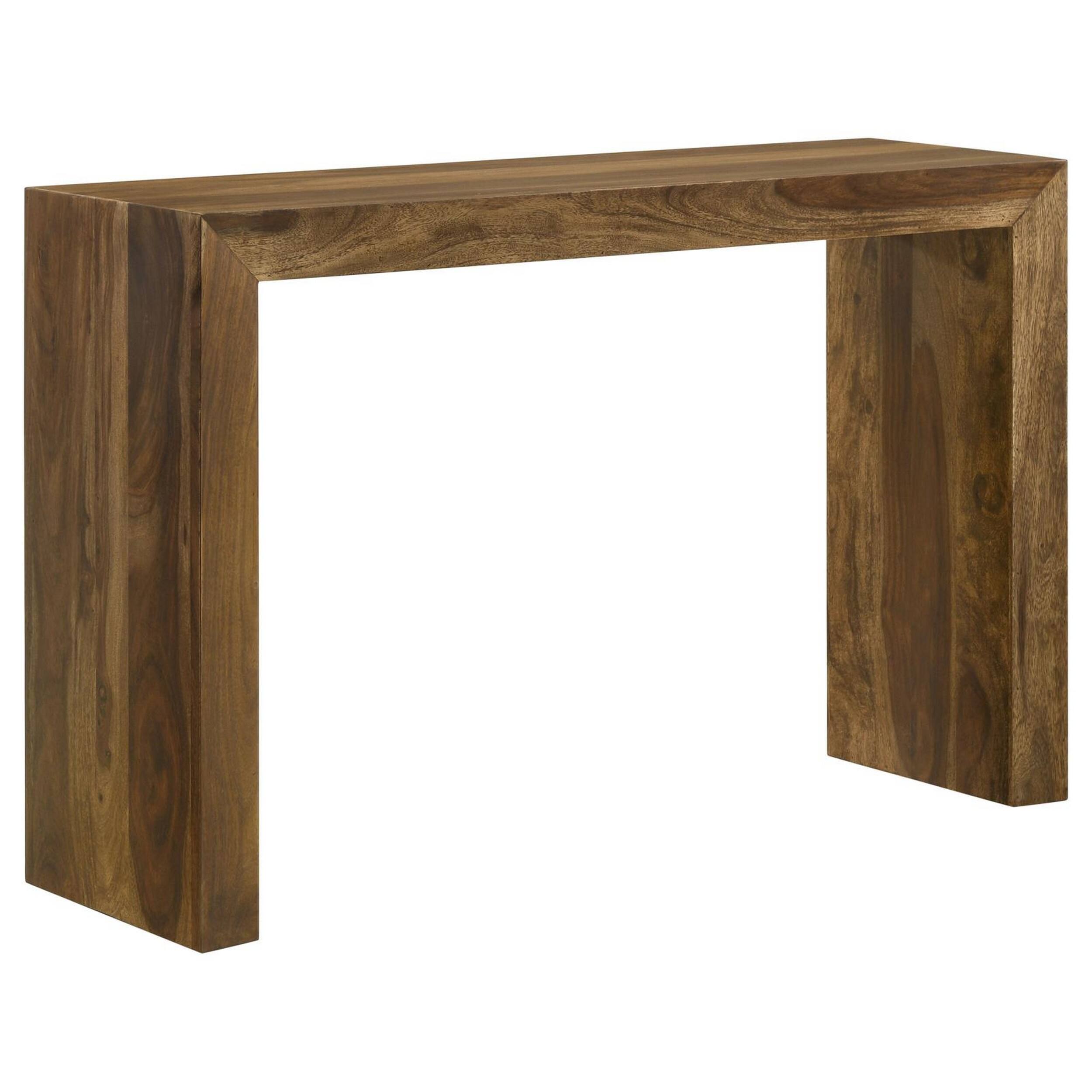 Manhattan Lane Ody 34 Inch Console Sofa Table, U Shaped, Sheesham Wood ...