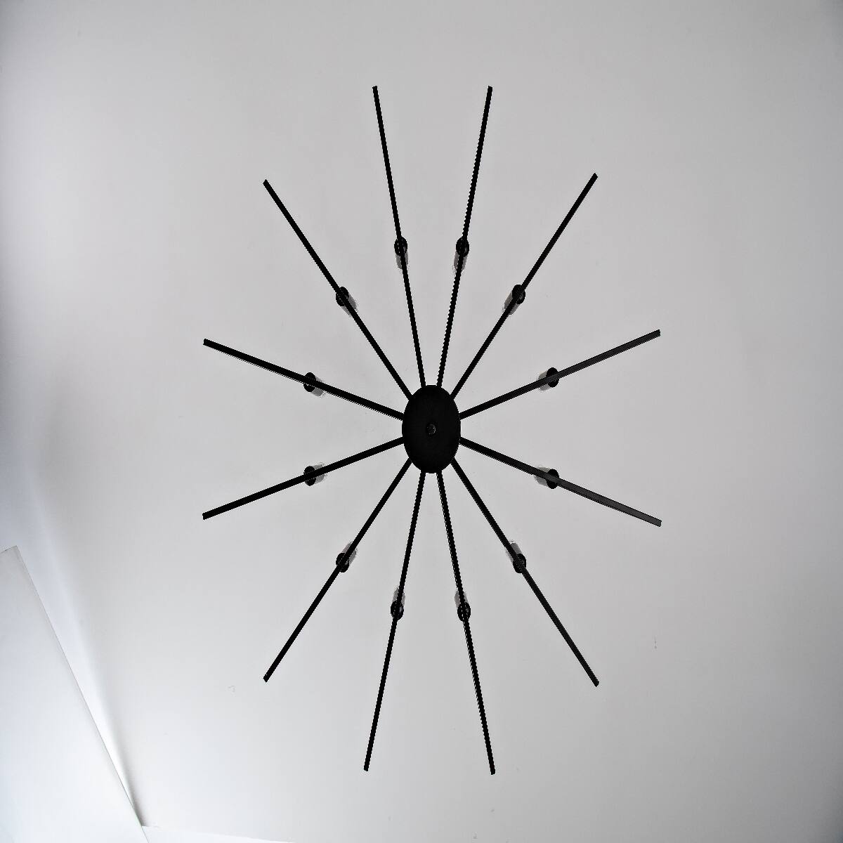 Alt View 2. Loheer - Loheer 12 Light Metal Lantern Chandelier Matte Black Tiered Pendant for Dining Room.