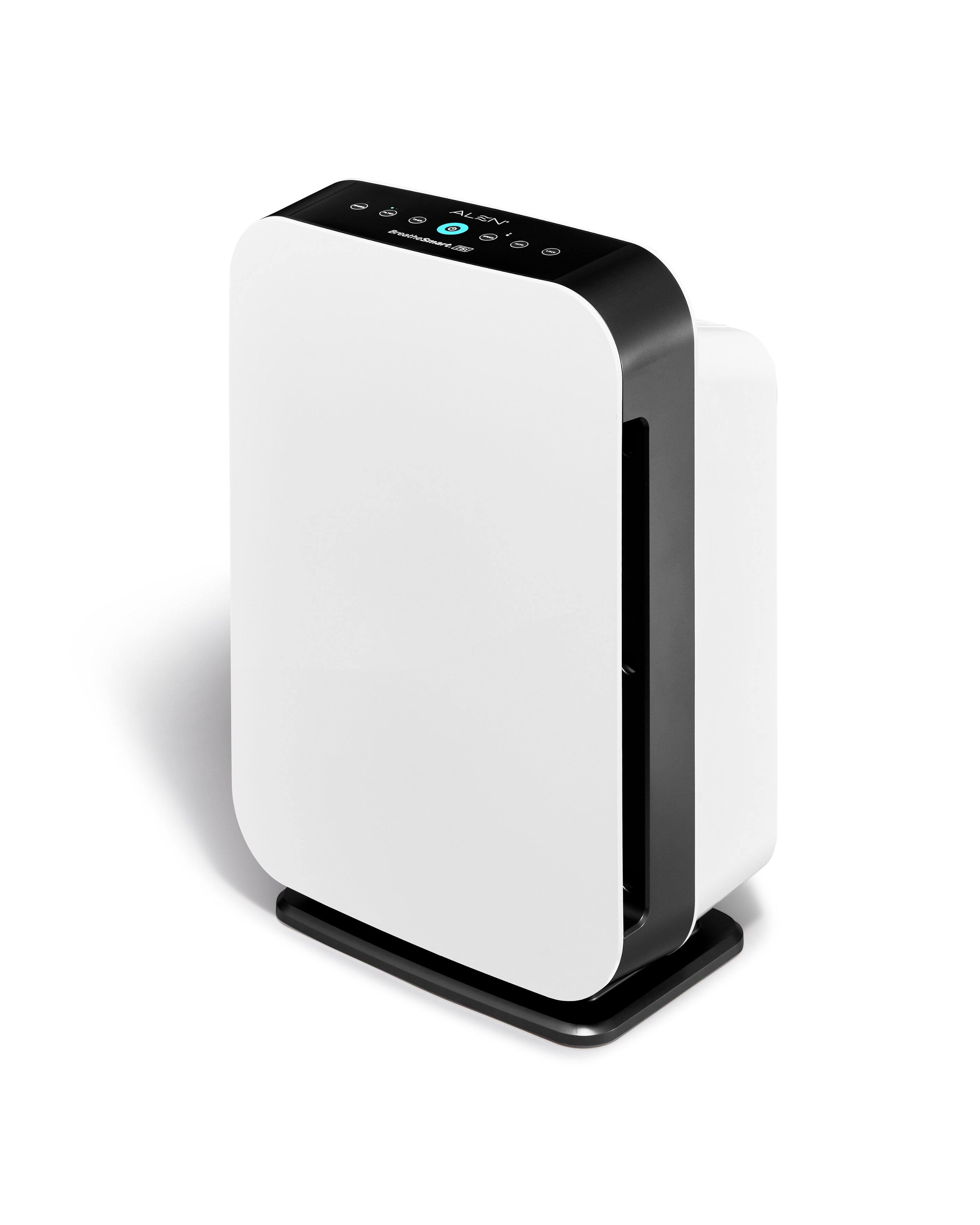 Angle. Alen - BreatheSmart 75i 1300 SqFt Air Purifier with Fresh HEPA Filter for Allergens, Dust, Odors & Smoke - White.