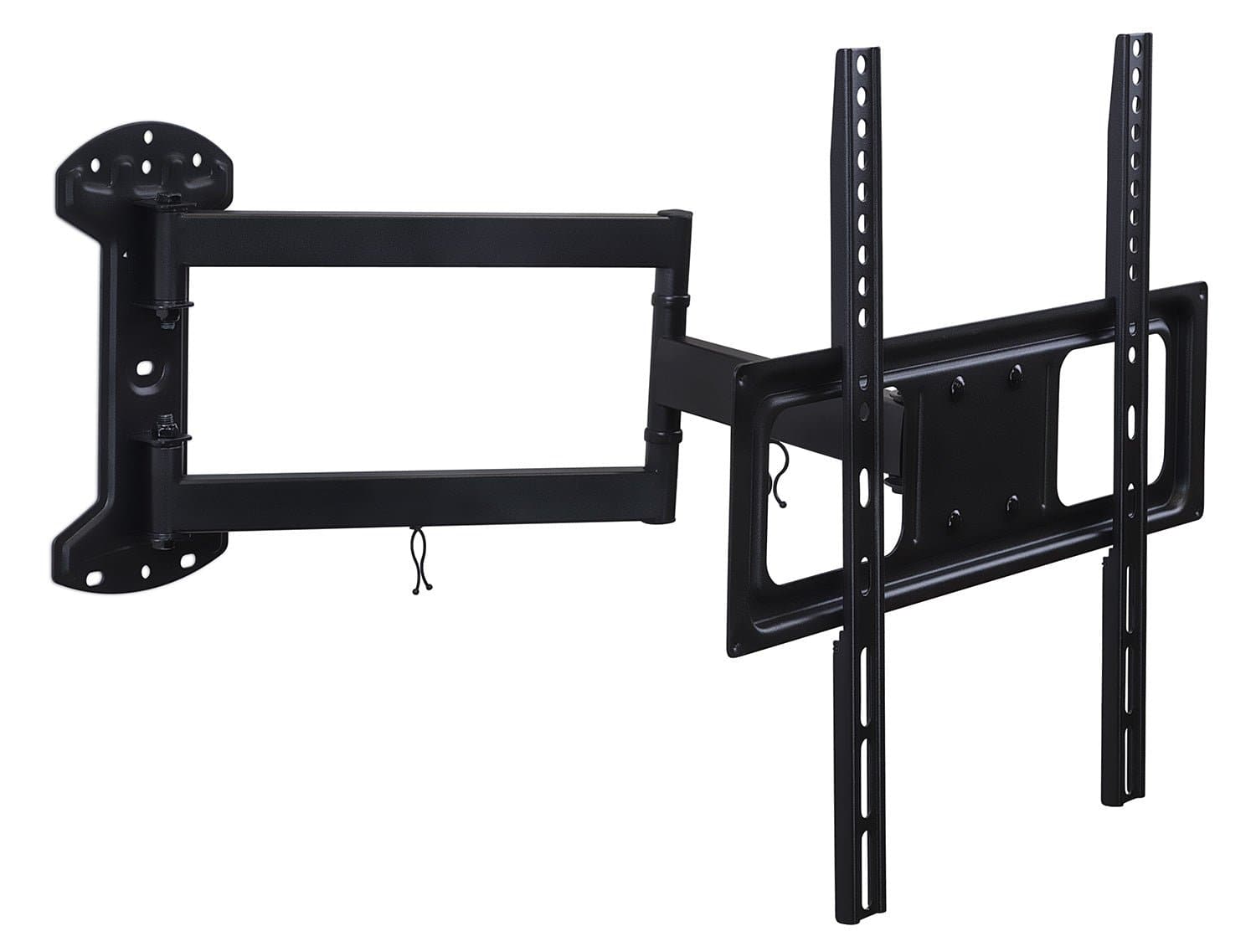 Front. Mount-It! - Full Motion Articulating TV Wall Mount for 32–55" – 24" Extension, Corner-Friendly, VESA Compatible, 77 lb Capacity - Black.