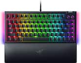 Razer - BlackWidow V4 75% Wired Mechanical Orange Switch Gaming Keyboard with Hot-Swappable Design - Black