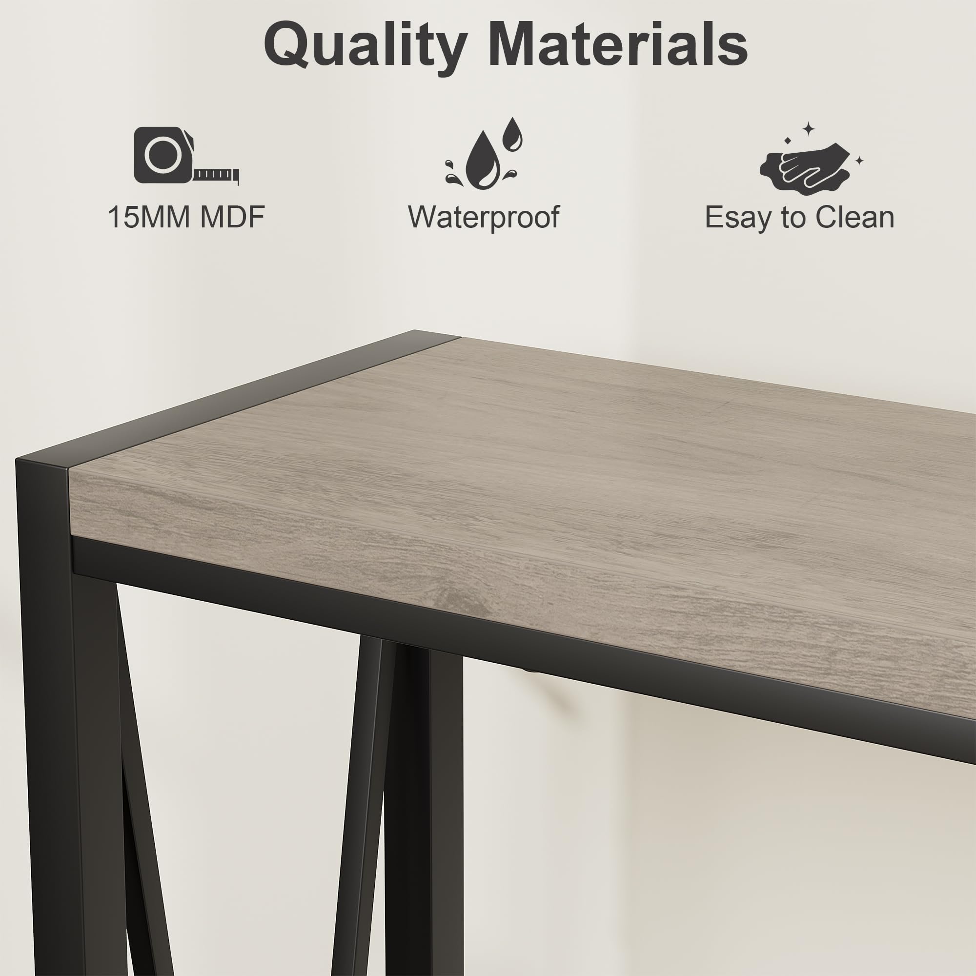 Quality Materials

15MM MDF  
Waterproof  
Easy to Clean