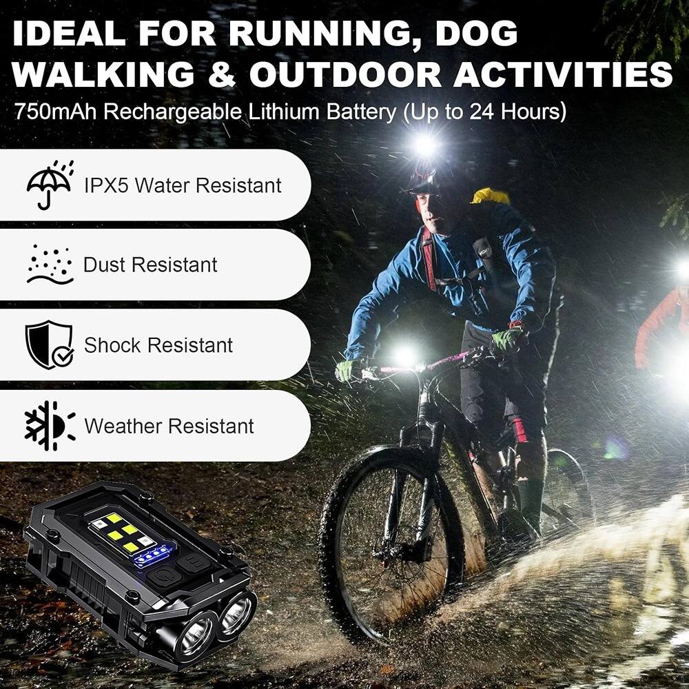 IDEAL FOR RUNNING, DOG WALKING & OUTDOOR ACTIVITIES

750mAh Rechargeable Lithium Battery (Up to 24 Hours)

- IPX5 Water Resistant
- Dust Resistant
- Shock Resistant
- Weather Resistant