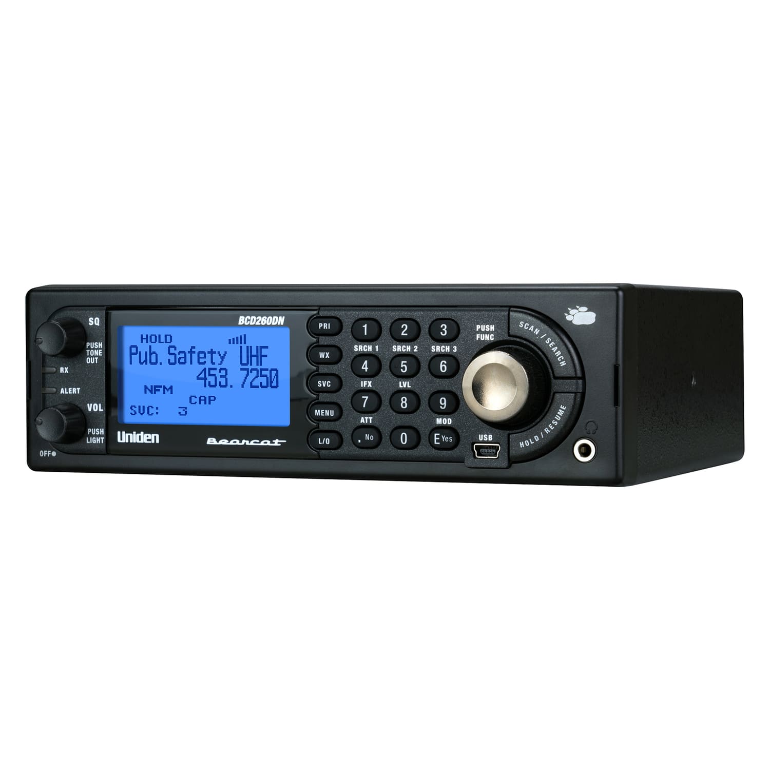 Uniden - Bcd260dn Bearcat Base/mobile Digital Scanner, Bcd260dn - Black