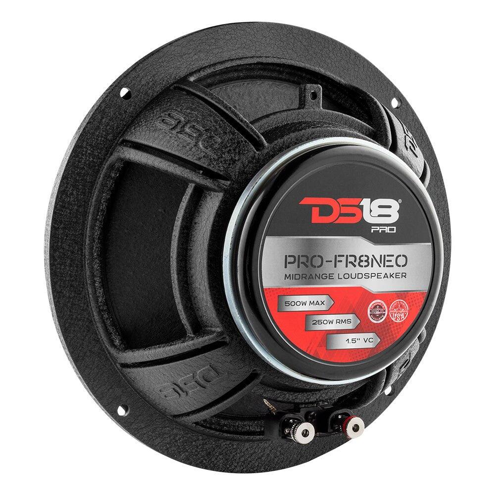 526  
D518 PRO  
PRO-FR8NEO MIDRANGE LOUDSPEAKER  
500W MAX 250W RMS 1.5" VC  
USA