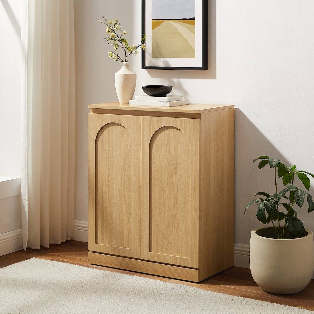 Alt View 10. Crosley Furniture - Marco Kitchen Storage Cabinet - Ash.