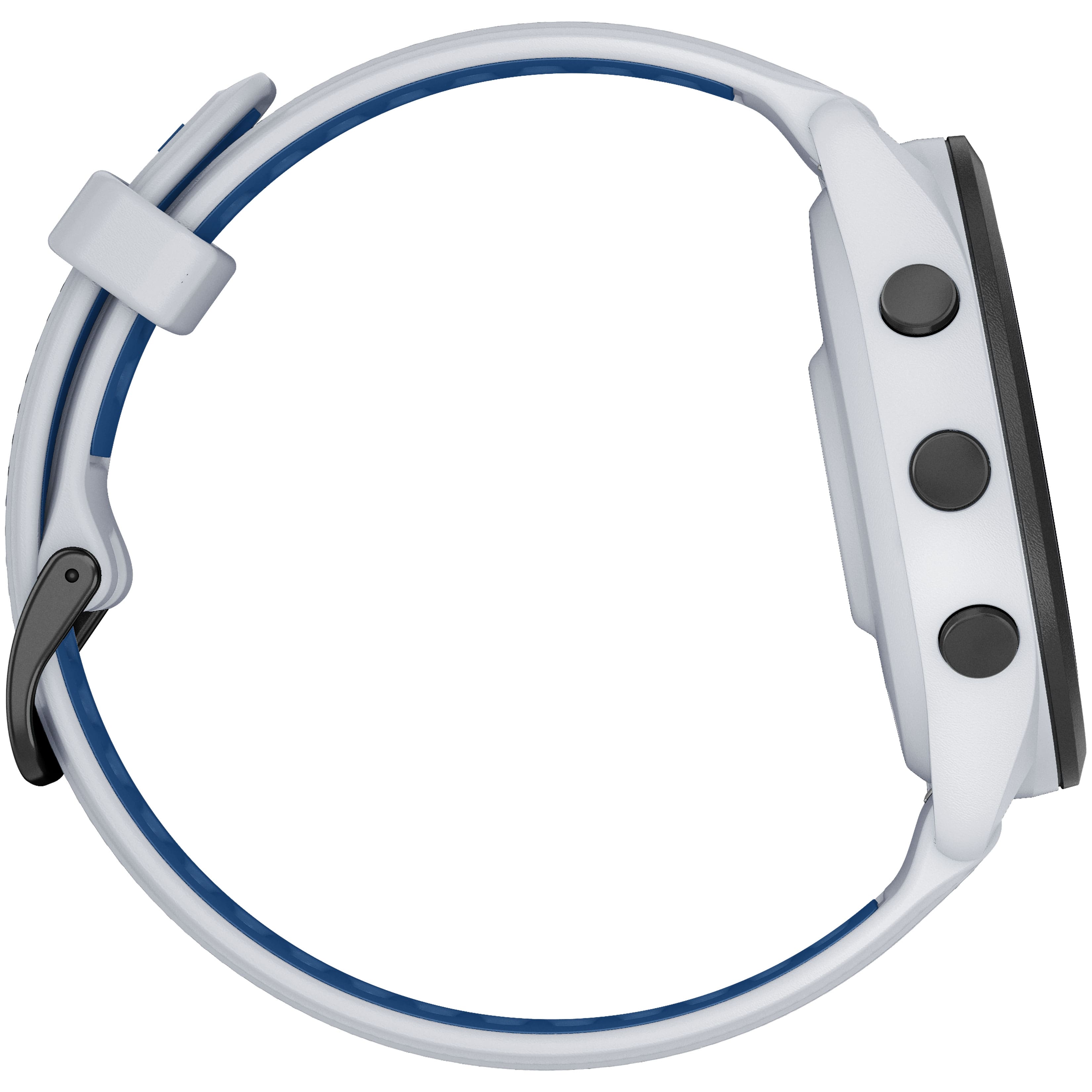 Alt View 1. Garmin - Forerunner 265 GPS Smartwatch 46 mm Fiber-reinforced polymer - Black/Whitestone.