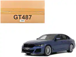 2023 BMW Alpina B5 Saloon 1/18 Model Car by GT Spirit - Blue Metallic